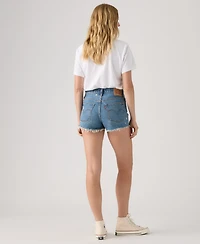 Levi's Women's 501 Button Fly High-Rise Denim Shorts