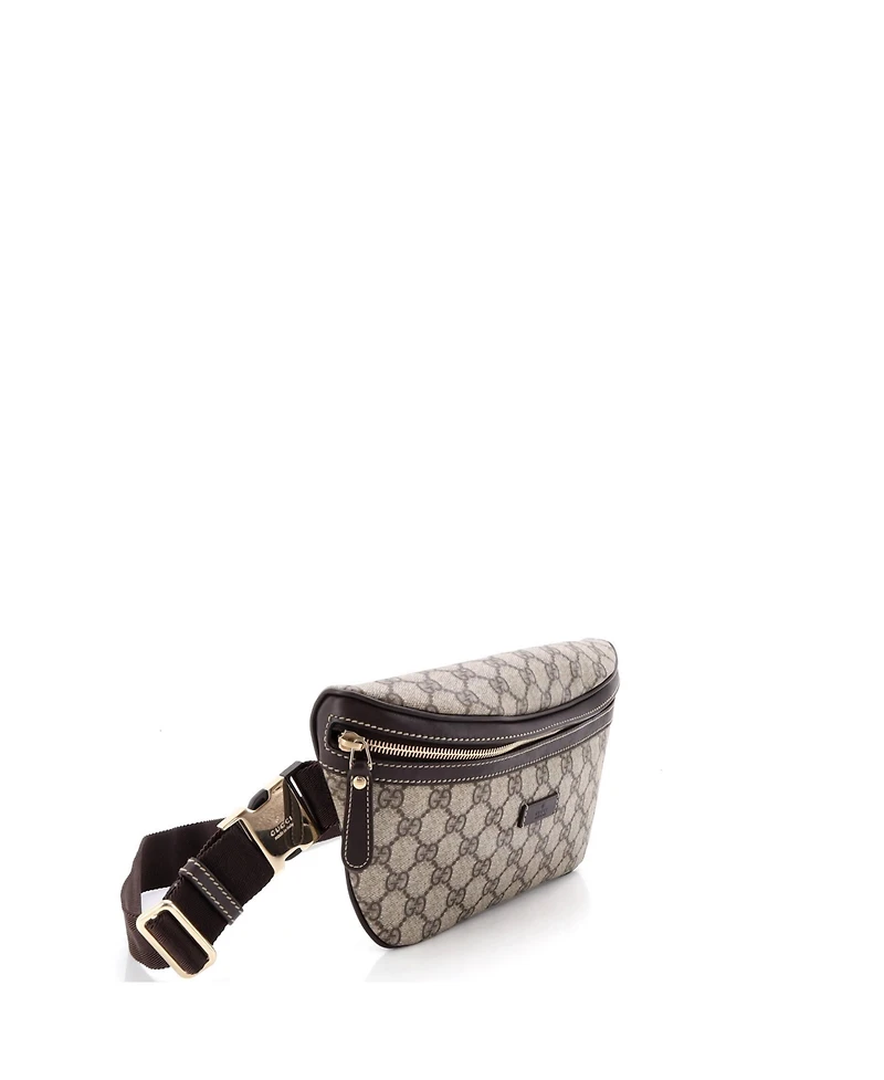 Pre-Owned Gucci Small Belt Bag Gg Coated Canvas with Leather