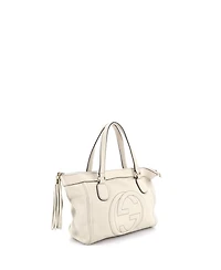 Pre-Owned Gucci Small Soho Zip Tote Leather