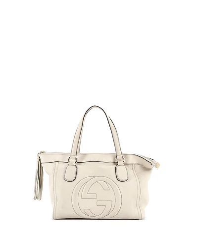 Pre-Owned Gucci Small Soho Zip Tote Leather