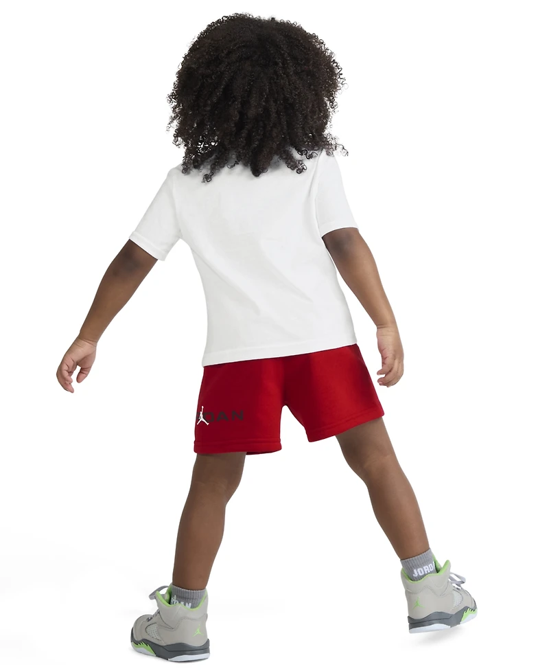 Jordan Boys' Toddler 2T-4T T-Shirt and Shorts, 2-Piece Set