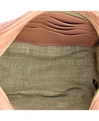 Pre-Owned Gucci Mini Bree Disco Crossbody Bag Microguccissima Leather
