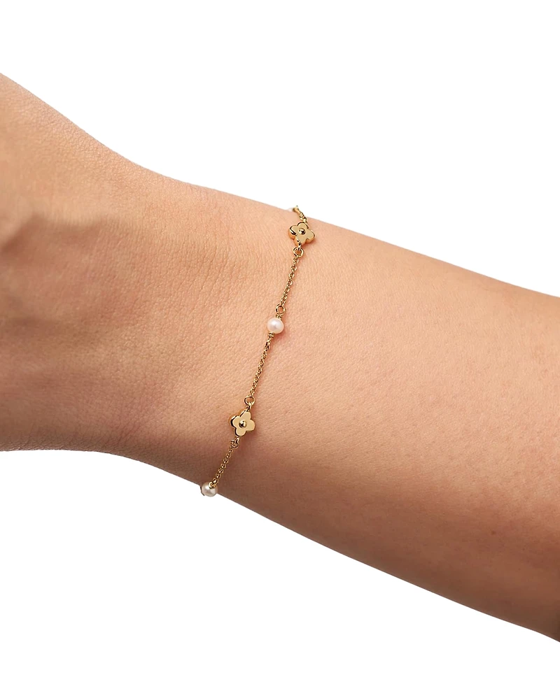 Ana Luisa Freshwater Pearl Hannah Flower Bracelet