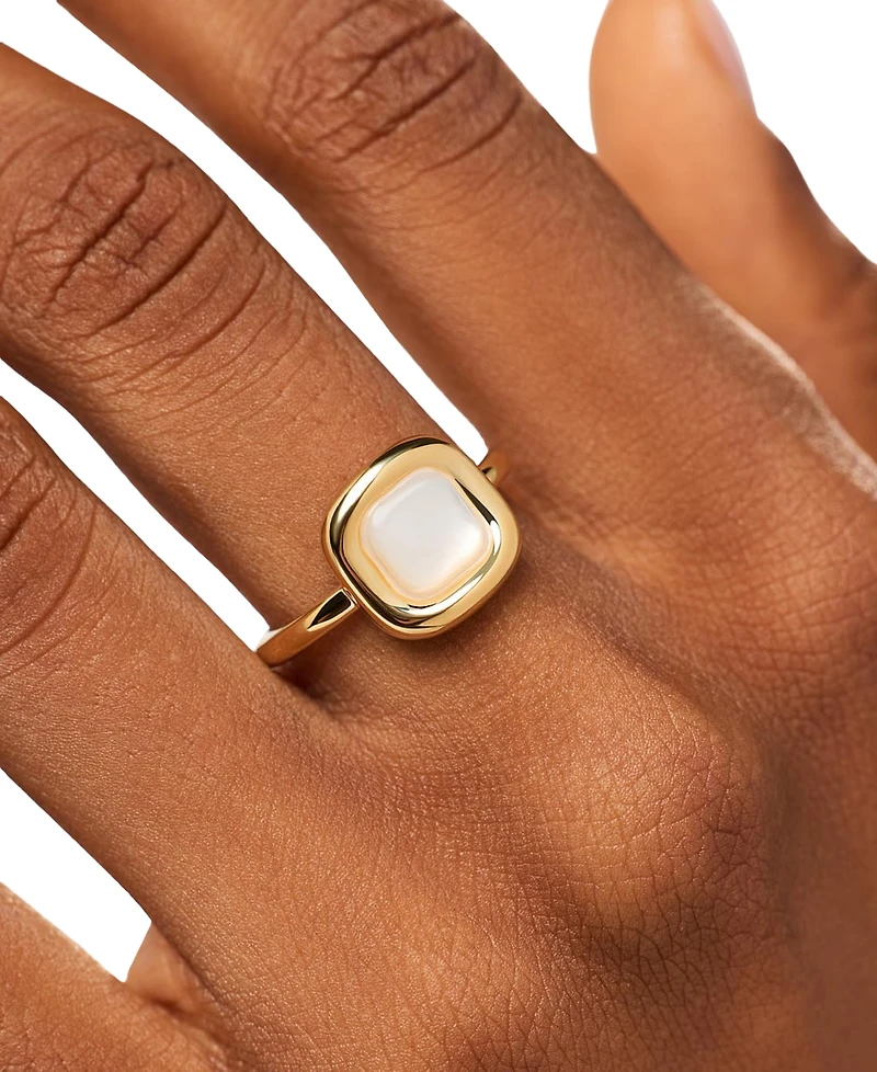 Ana Luisa Mother of Pearl Clara Statement Ring