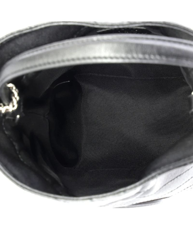 Pre-Owned Gucci Mini Blondie Nm Bucket Bag Diagonal Quilted Leather