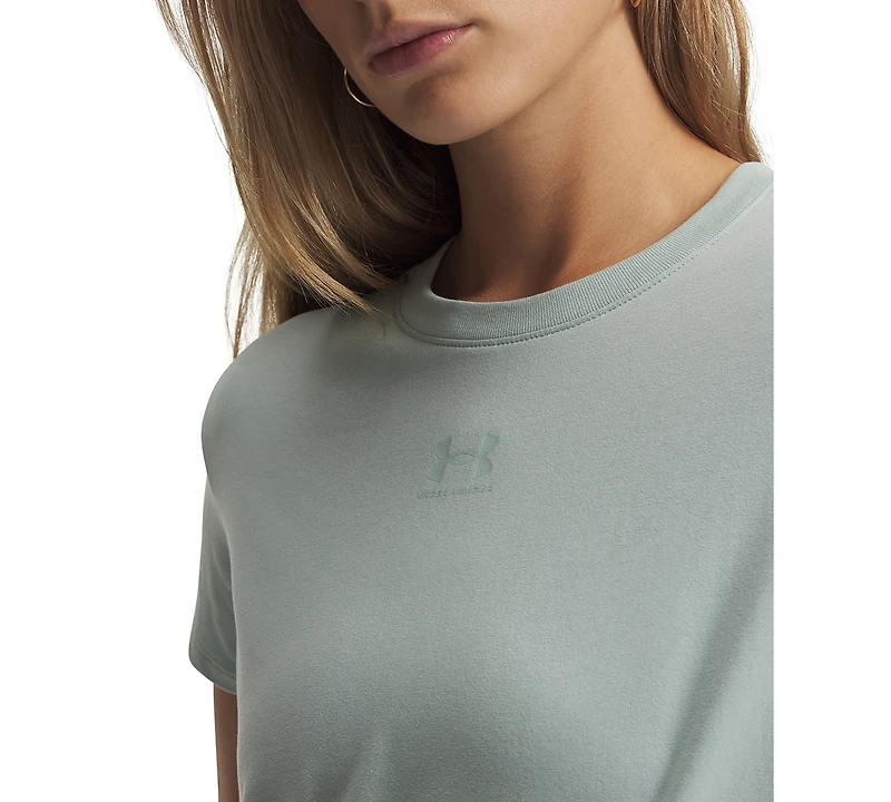 Under Armour Women's Rival Core Short Sleeve Crew Neck