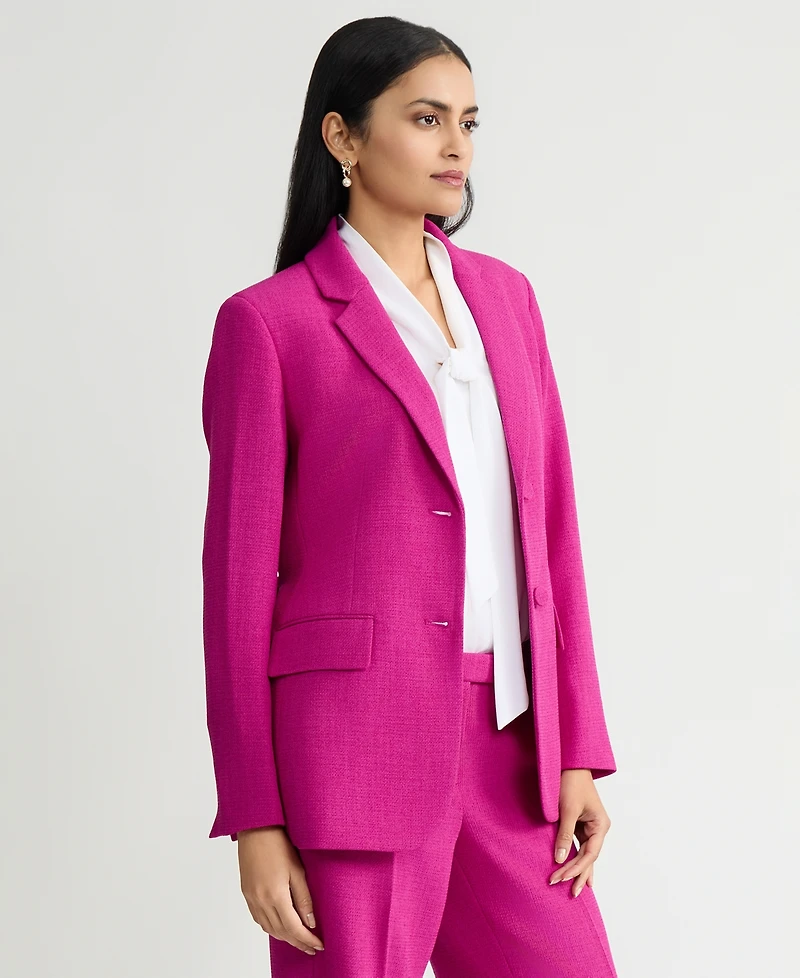 Kasper Women's Belted Notch Collar Blazer