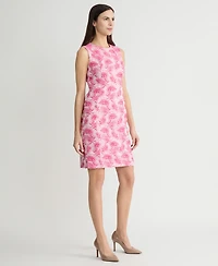 Kasper Women's Jacquard Sleeveless Sheath Dress, Regular & Petite