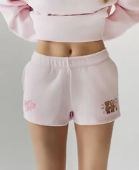 The Happy Camp3r Juniors Travel Together Crewneck Sweatshirt Embroidered Shorts