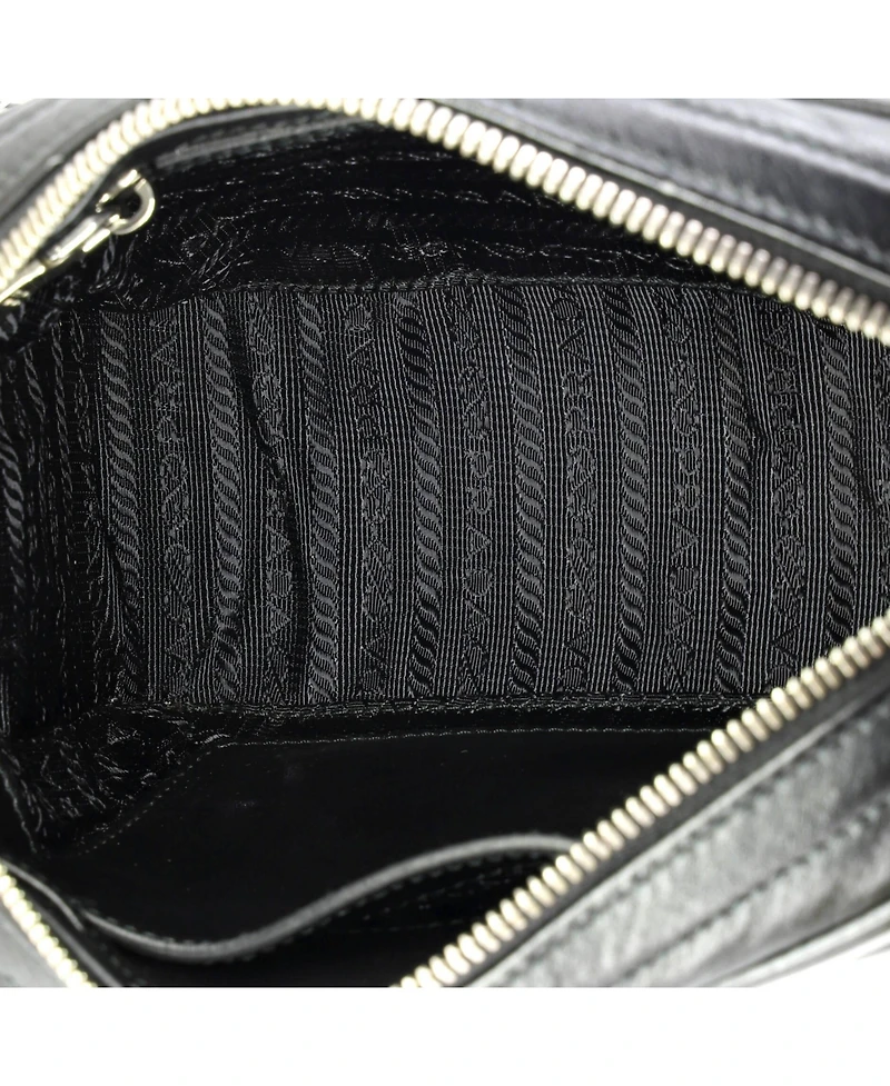 Pre-Owned Prada Small Camera Bag Diagramme Quilted Leather