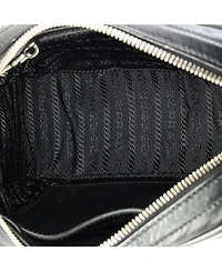 Pre-Owned Prada Small Camera Bag Diagramme Quilted Leather