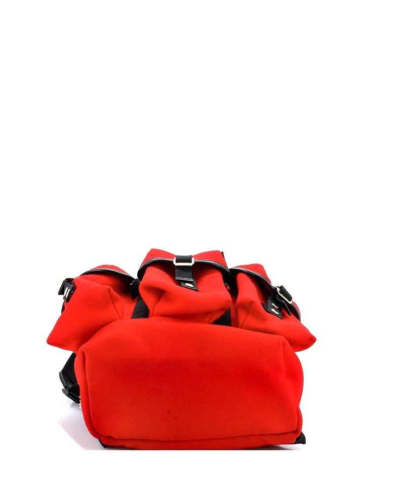 Pre-Owned Gucci Aria 100th Anniversary Off The Grid Backpack Embroidered Felt with Leather