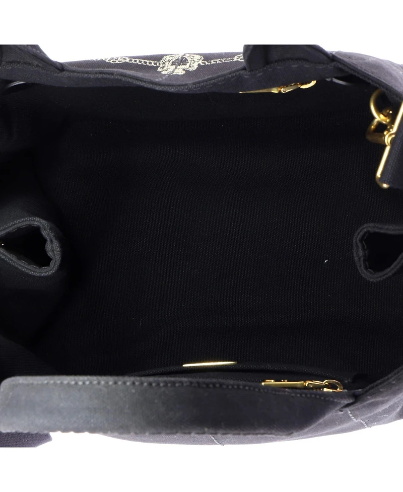 Pre-Owned Prada Medium Canapa Convertible Tote Canvas