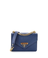 Pre-Owned Prada Small Envelope Flap Chain Shoulder bag Saffiano Leather