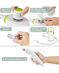 1000W Multifunction Portable Hand-held Steam Cleaner with 10 Accessories