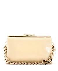 Pre-Owned Gucci Small Gg Soft Chain Handle Bag Patent