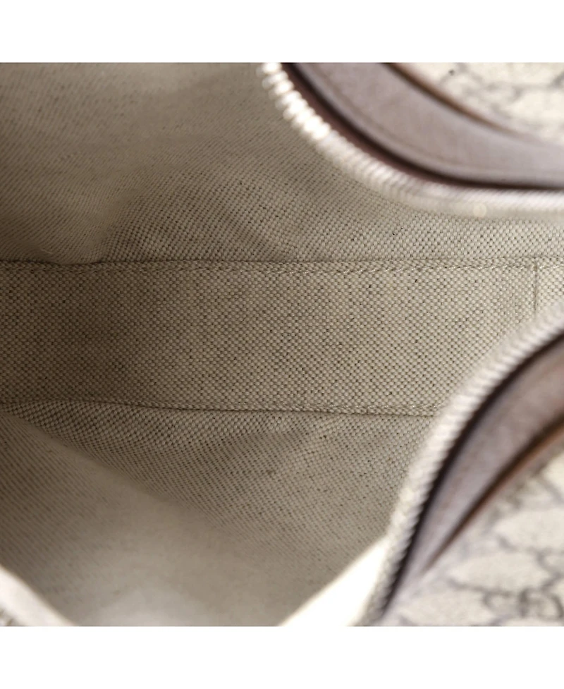 Pre-Owned Gucci Medium Attache Shoulder Bag Gg Coated Canvas