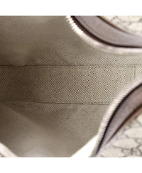 Pre-Owned Gucci Medium Attache Shoulder Bag Gg Coated Canvas