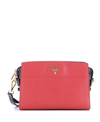 Pre-Owned Prada Bibliotheque Crossbody Saffiano Leather