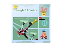 Hongge Kids Bike with Adjustable Handlebar and Saddle-14 inches