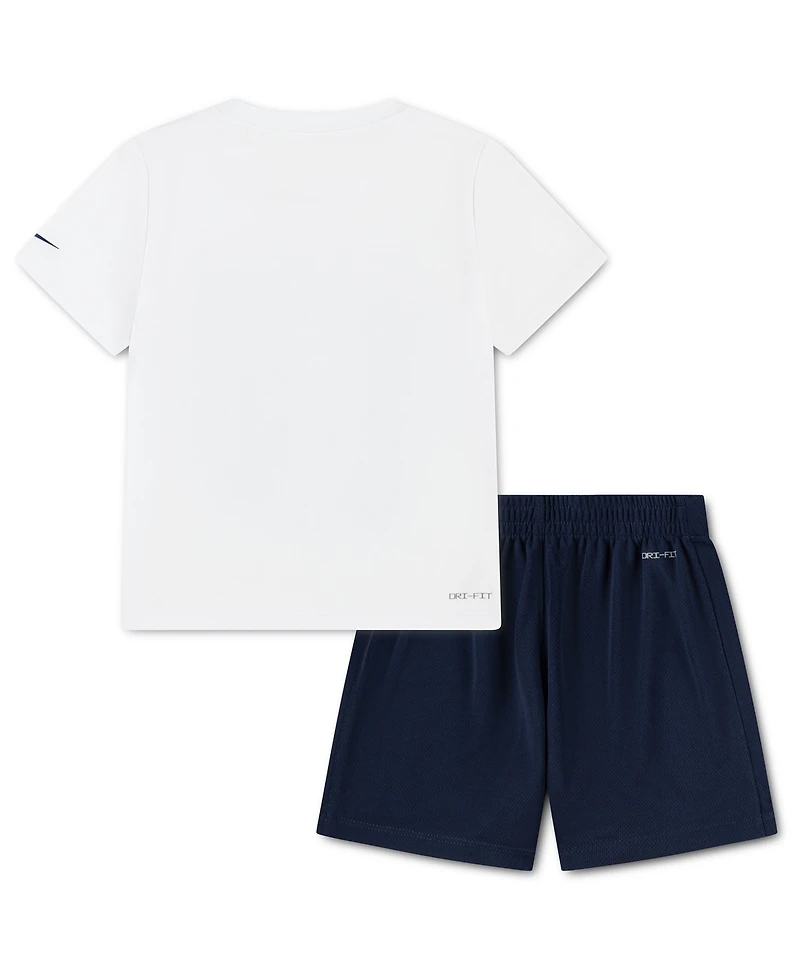 Nike Toddler Boys' 2T-4T Short-Sleeve T-Shirt and Shorts, 2-Piece Set