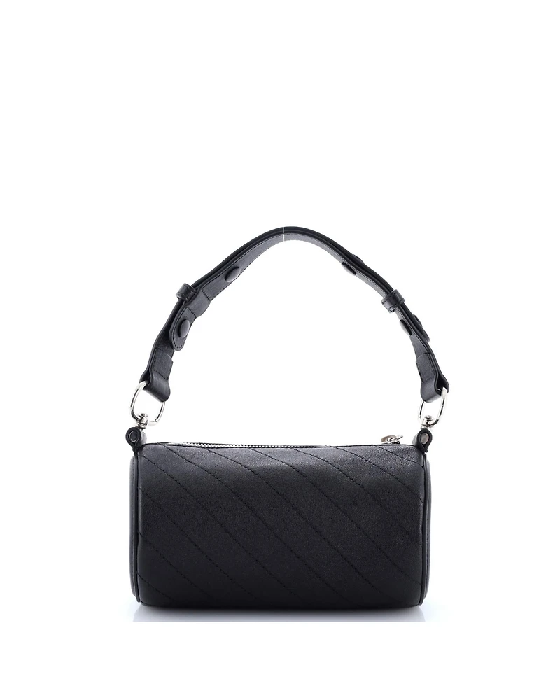 Pre-Owned Gucci Mini Blondie Shoulder Bag Diagonal Quilted Leather