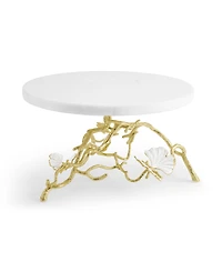Michael Aram Butterfly Ginkgo Gold-Tone Cake Stand
