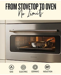 Alva Maestro Nonstick Stainless Steel Frying Pan – 5-Ply