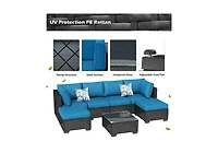 Aecojoy 7 Piece Outdoor Patio Furniture Set