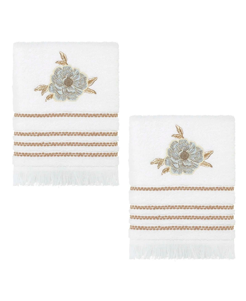 Nicole Miller Camille 2-Pack Cotton Hand Towel Set