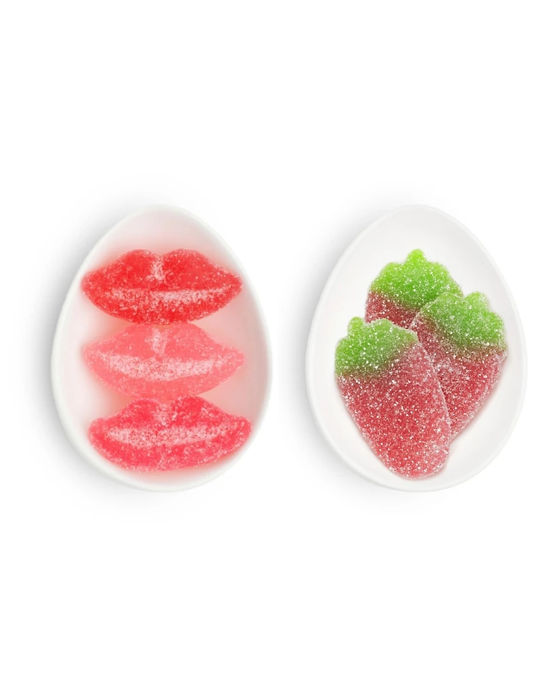 Sugarfina Sweet Escape Sugar Lips Sour Strawberries Candy Mix Bag, 2-Pc.
