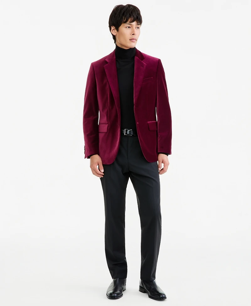 Hugo by Boss Men's Modern-Fit Velvet Blazer