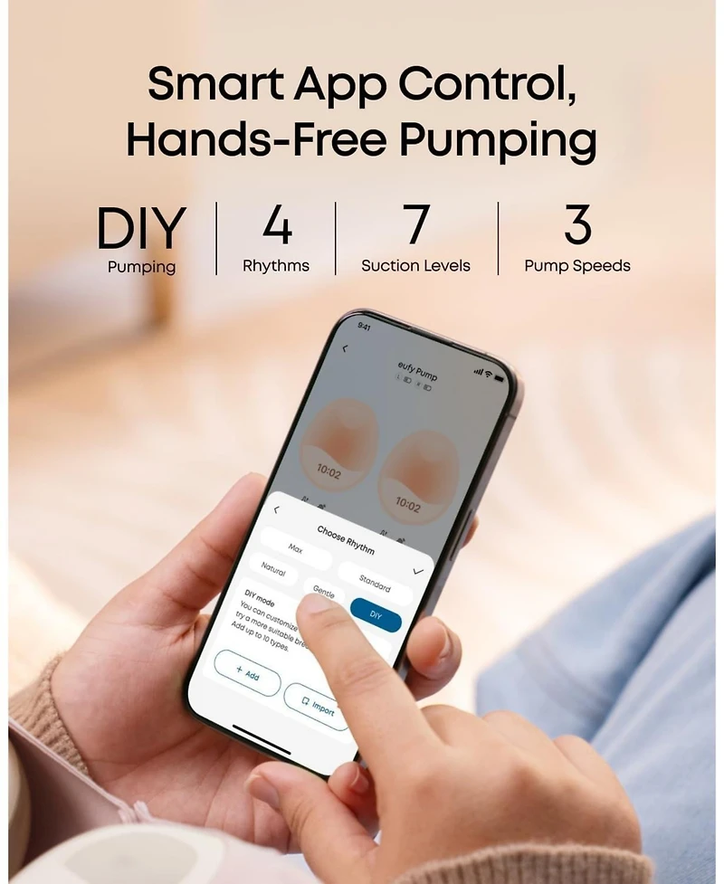 eufy Security Wearable Breast Pump E20 with Milk Storage Bag (120 Pieces)