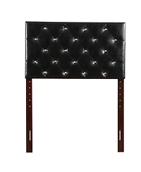 Flynama Twin Upholstered Headboard with Faux Jewel Tufting Adjustable Height