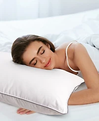 Cheer Collection Soft and Silky Cotton Kapok 2-Pack Pillows, King