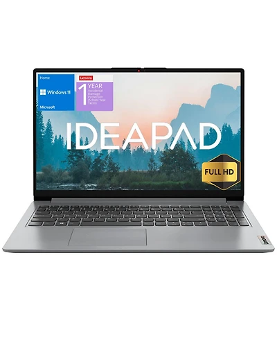 Lenovo IdeaPad 1 15.6" Traditional Laptop Intel Pentium Silver N6000 12GB Ram Intel Uhd Graphics 128GB eMMC + 512GB Ssd Windows 11 Home