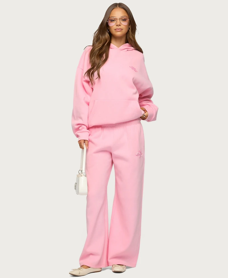 Edikted Women's Keychain Cutie Straight Leg Sweatpants