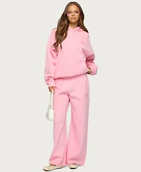 Edikted Women's Keychain Cutie Straight Leg Sweatpants