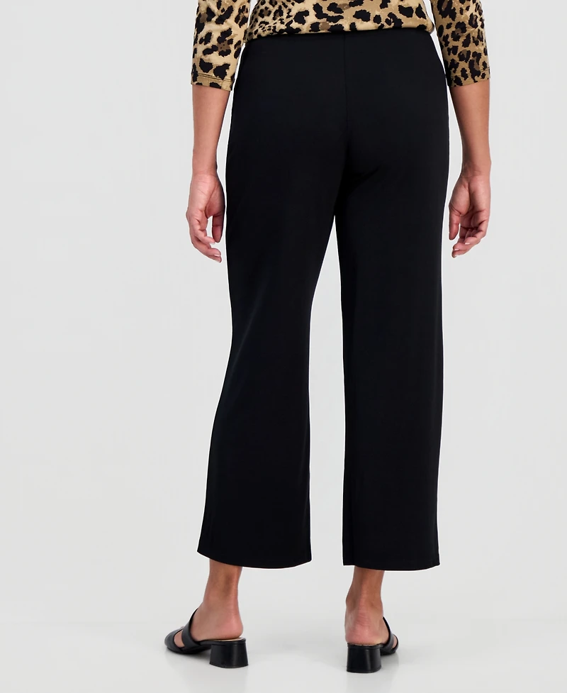 Jm Collection Women's Wide-Leg Pull-On Pants, Regular & Short Lengths, Created for Macy's