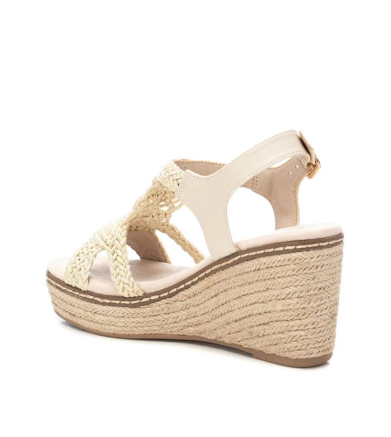Xti Women's Braided Wedge Sandals
