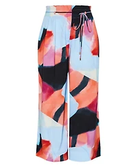 City Chic Women's Shania Aspect Print Wide Leg Pant
