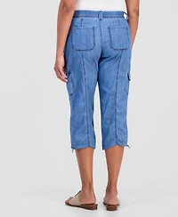 Style & Co Women's Mid-Rise Cargo Capri Pants, Exclusively at Macy's