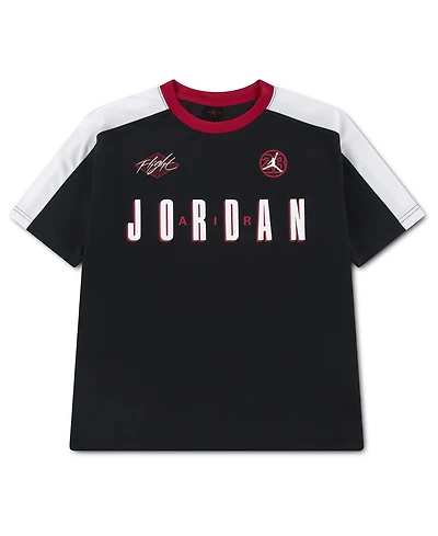 Jordan Boys' 8-20 Color-Blocked Jersey Short-Sleeve T-Shirt