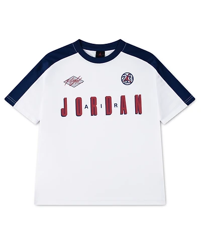 Jordan Boys' 8-20 Color-Blocked Jersey Short-Sleeve T-Shirt