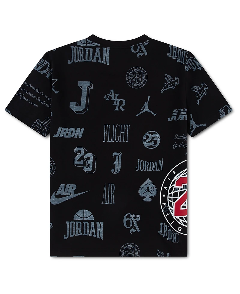 Jordan Boys' 8-20 Rookie Season Printed Short-Sleeve T-Shirt