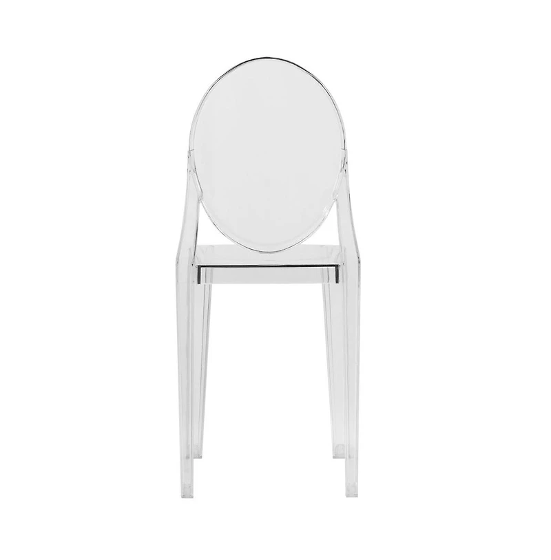LeisureMod Marion Transparent Acrylic Modern Chair