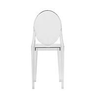 LeisureMod Marion Transparent Acrylic Modern Chair