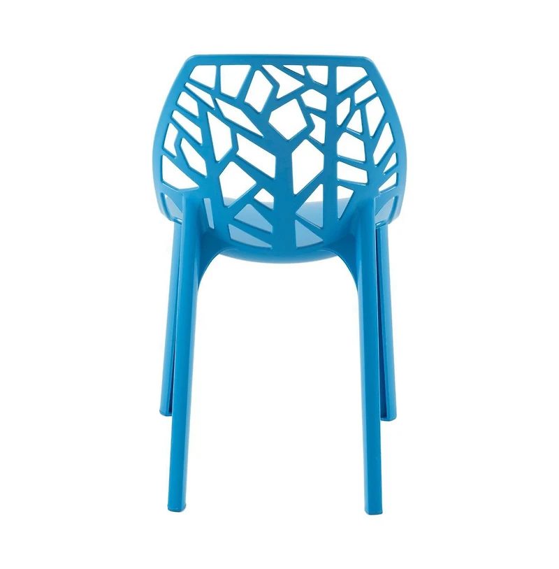 LeisureMod Modern Cornelia Dining Chair, Set of 2