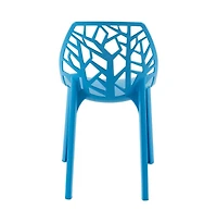 LeisureMod Modern Cornelia Dining Chair, Set of 2