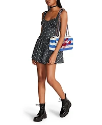 Betsey Johnson Main Attraction Flap Small Shoulder Handbag